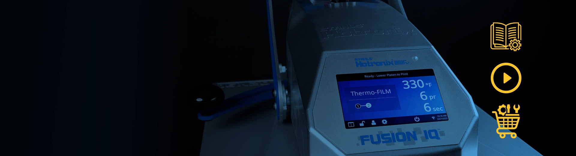 Heat Press Support Banner Image
