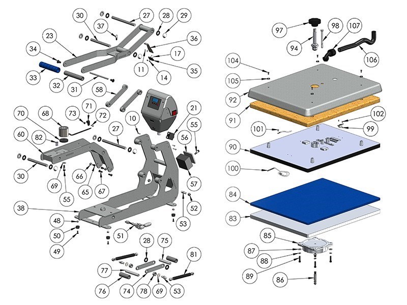 Picture of Hotronix Auto Clam - Heat Platen Cover 16 x 20